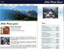 Tablet Screenshot of hotel-maier.com