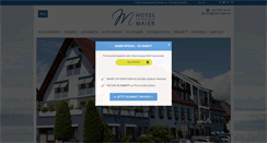Desktop Screenshot of hotel-maier.de