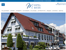 Tablet Screenshot of hotel-maier.de